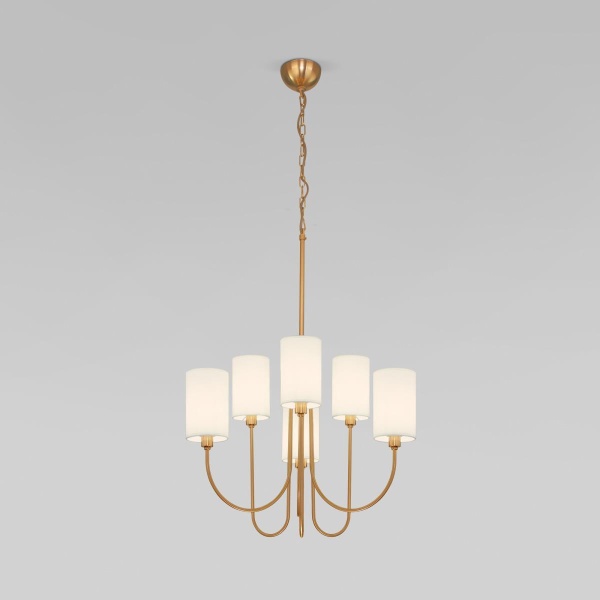 Подвесная люстра Eurosvet Abbey 60164/6 латунь Smart