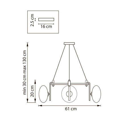 Люстра подвесная Gamma G9 Lightstar 737136