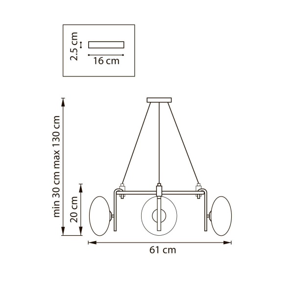 Люстра подвесная Gamma G9 Lightstar 737136