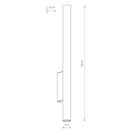Настенный светильник Nowodvorski Fourty Wall XL Gray 10892