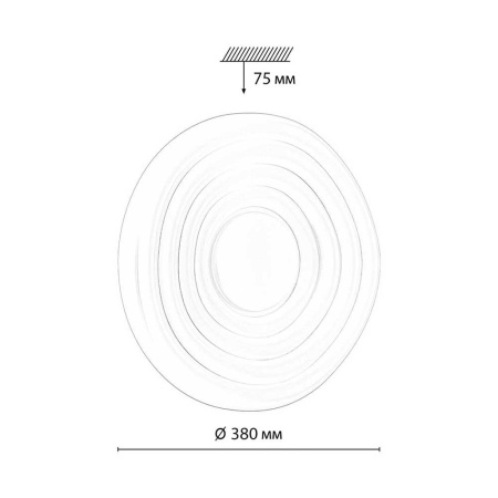 Настенно-потолочный светильник Sonex FASS 7679/DL