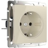 Розетка с заземлением Werkel слоновая кость W1171003 4690389155741