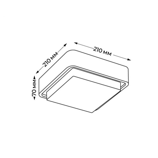 Уличный потолочный светильник Italline IT6028