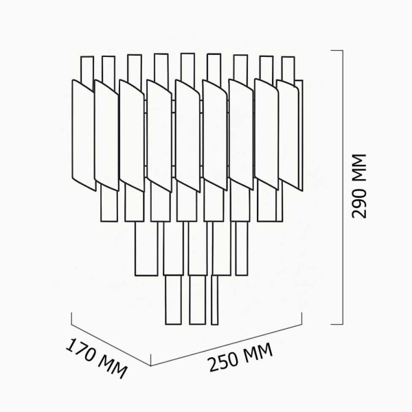 Настенный светильник Imperium Loft Crystal 147709-22
