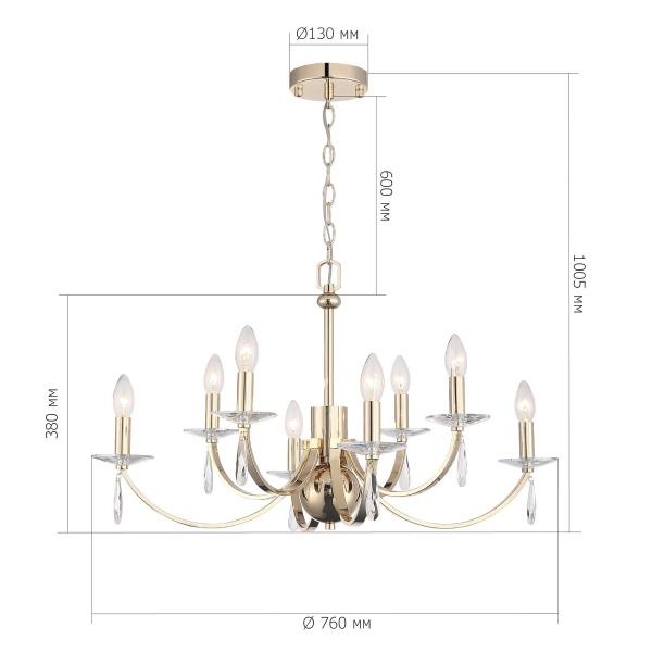Подвесная люстра ST Luce Elegance SL1405.203.08