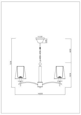 Подвесная люстра Arte Lamp Kensington A4098LM-5CC