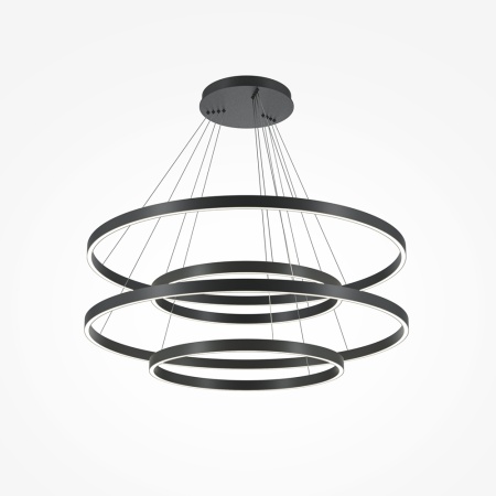Подвесной светодиодный светильник Maytoni Rim MOD058PL-L174BK