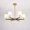 Подвесная люстра Imperium Loft Jorgenson D85 White/Dark Wood 203574-26