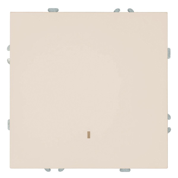 Выключатель 1-клавишный c индикатором (механизм), Stekker, 250В, 10А Эмили, RSW10-5101-08, кашемир, soft touch 49889