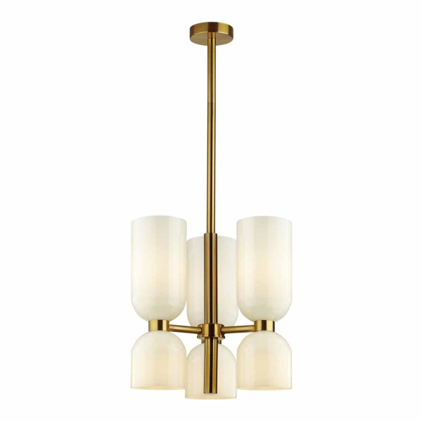 Подвесная люстра Odeon Light Midcent Orinoco 4798/6