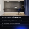 Проходной переключатель встраиваемый Voltum S70 двухклавишный 10А, (сталь) VLS020305