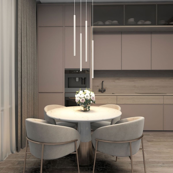 Подвесной светодиодный светильник Denkirs Glingor DK4304-WH
