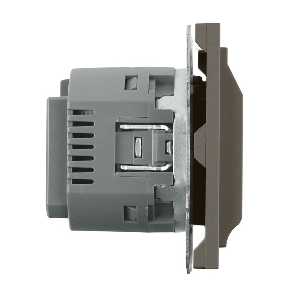 Выключатель карточный (механизм) Stekker 250В 40А Эмили RSW40-5114-09 антрацит soft touch 50701