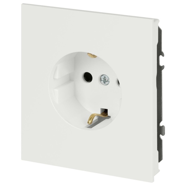 Розетка ЭРА Arktik 16-2101-08 с заземлением 2P+E Schuko 16А-250В белый матовый Б0070421