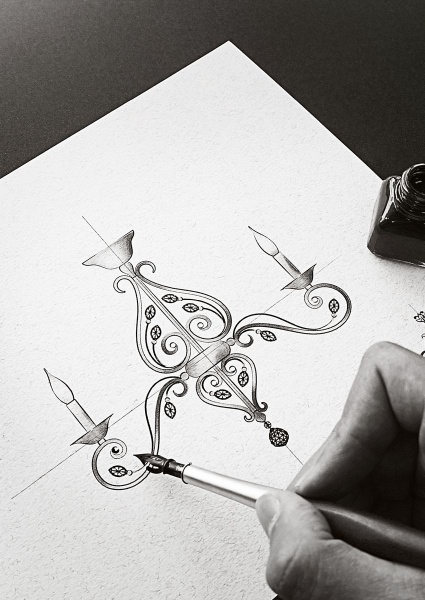 Подвесная люстра Maytoni Leaves RC109-PL-08-R