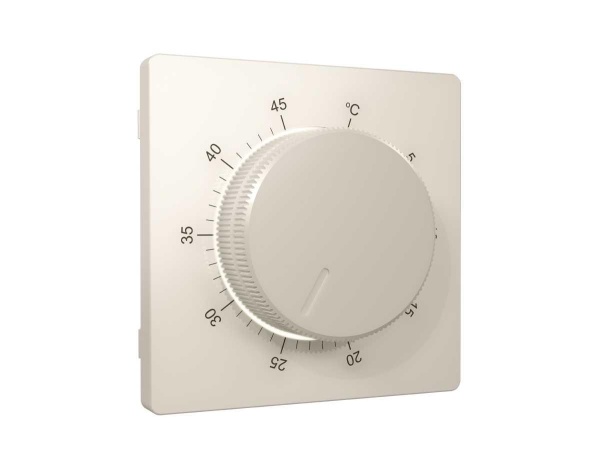 Лицевая панель ALFA (Бежевый матовый) для терморегулятора теплого пола QUANT AP3257