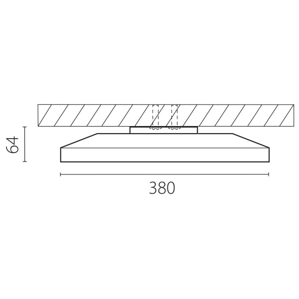 Светильник светодиодный настенно-потолочный Arco Eco Lightstar 225741