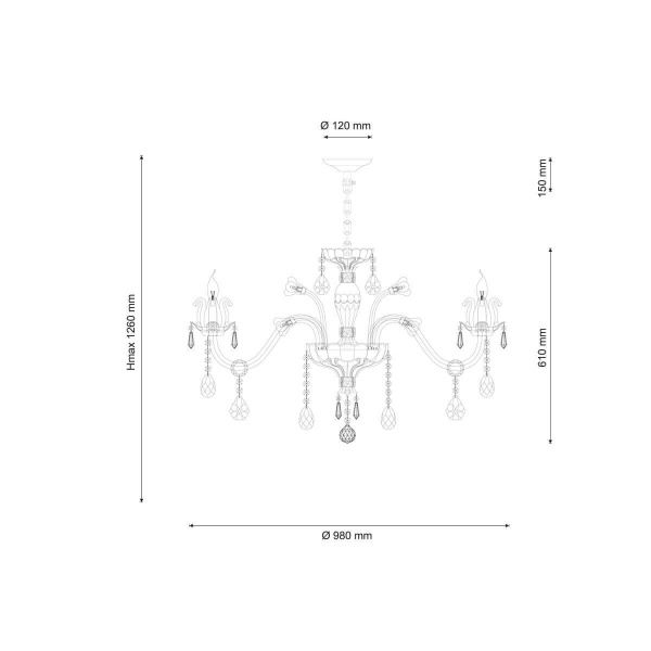 Подвесная люстра Lucia Tucci Ashanti 1250.10 Blu Подвесная люстра Lucia Tucci Ashanti 1250.10 Blu