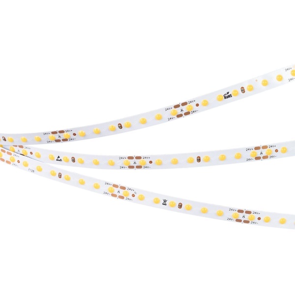 Светодиодная лента Arlight 11W/m 128Led/m DOT теплый белый 5M DOT-X128-8mm 24V Warm3000 040235