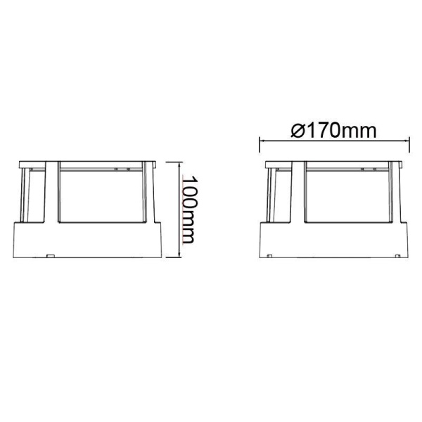 Уличный настенный светодиодный светильник Mantra Creek 8859