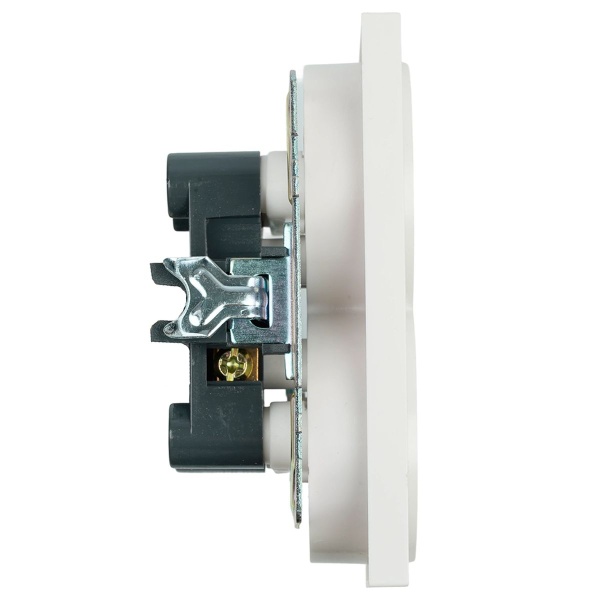 Розетка двойная 2P Stekker Катрин со шторками белый GLS10-7113-01 39573