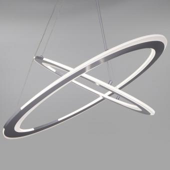 Подвесной светодиодный светильник Eurosvet Virtus 90231/2 серебро