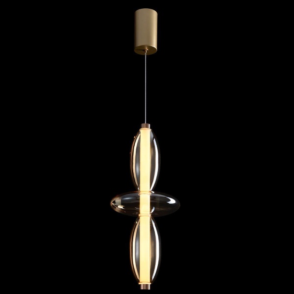 Подвесной светодиодный светильник Crystal Lux Quasar SP14W Led Amber