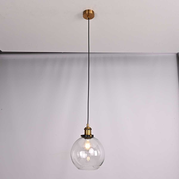 Подвесной светильник Imperium Loft Clear Glass Sphere Cloche 191634-22