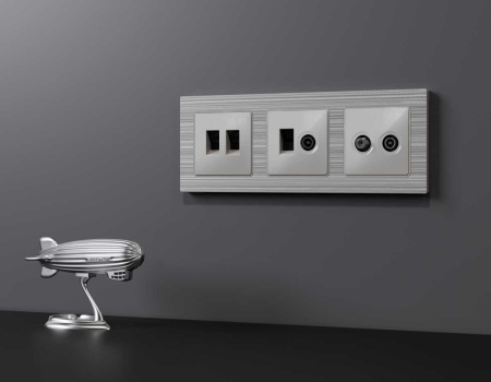 Лицевая панель AMBRELLA VOLT ALFA AP4125