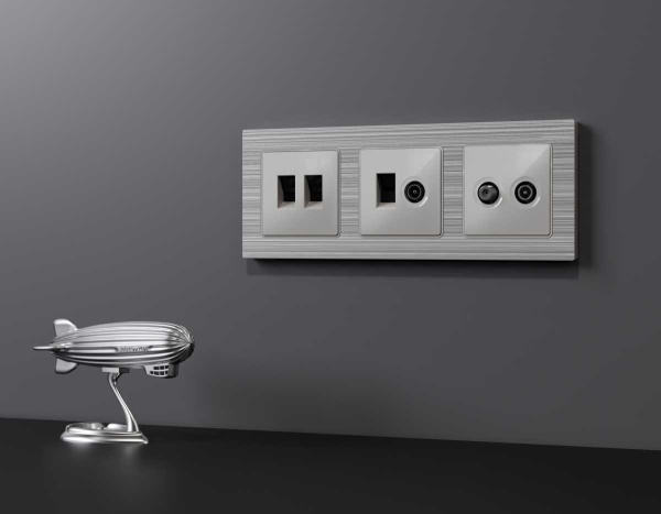 Лицевая панель AMBRELLA VOLT ALFA AP4125