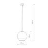 Подвесной светильник Nowodvorski Globe PLus S 7605