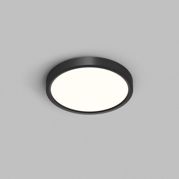 Потолочный светодиодный светильник Denkirs Thin DK6520-BK