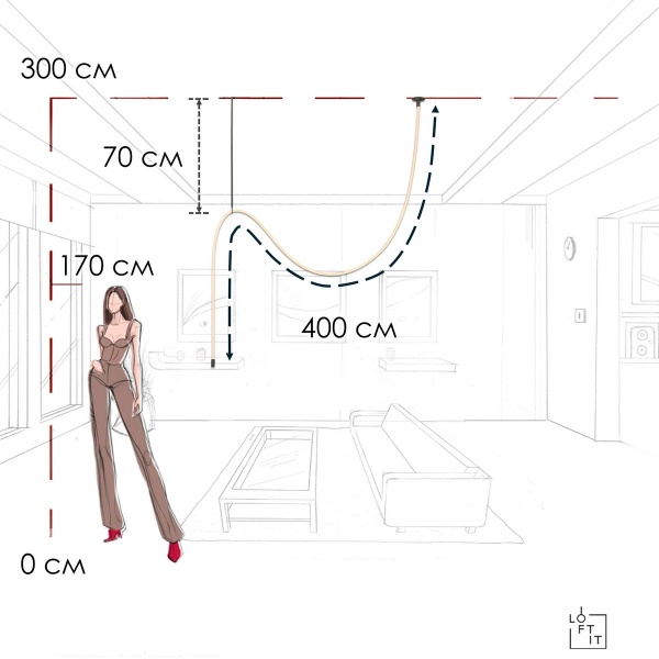 Потолочный светильник LOFT IT Thread 10388C Black