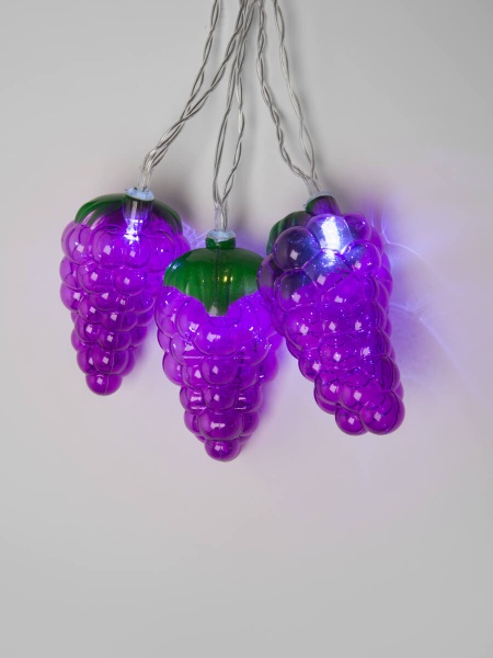 Светодиодная гирлянда Uniel Виноград белый ULD-S0400-010/STB/2AA White IP20 Grapes UL-00003392