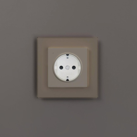 Розетка с подсветкой Werkel айвори a069610