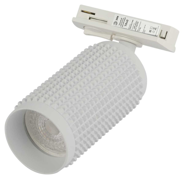 Трековый светильник однофазный ЭРА TR40-GU10 WH Б0054198
