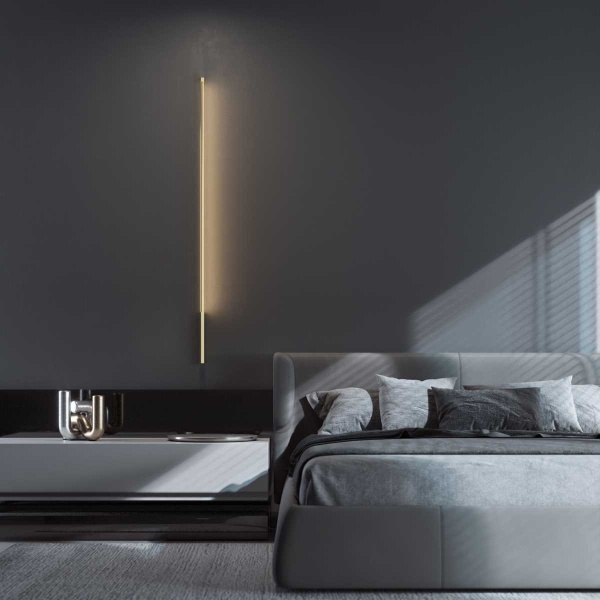 Настенный светодиодный светильник Elektrostandard Alto LED латунь 3000K 40133/LED a069821