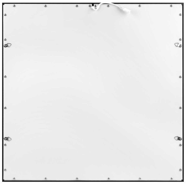 Светодиодная панель ЭРА Грильято SPL-540-B-65K-040 40Вт 6500К 588x588x8 черная без драйвера с ушками ультратонкая Б0063061