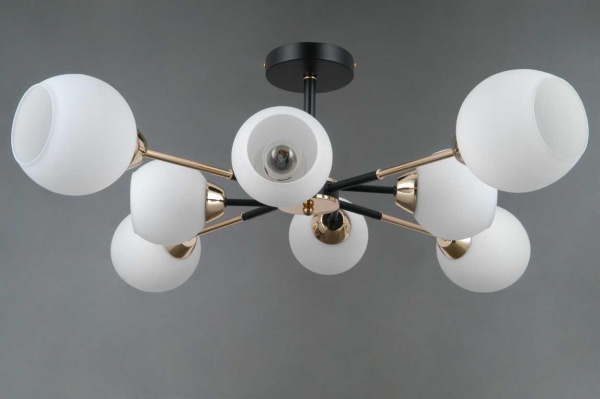 Люстра Illumico IL0715-8CSQ-24 BK GD LIBRA