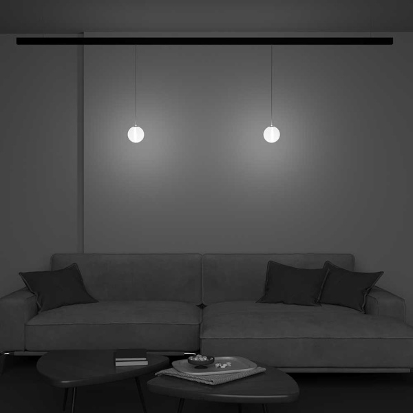 Трековый светодиодный светильник Maytoni Technical Luna TR039-2-5W3K