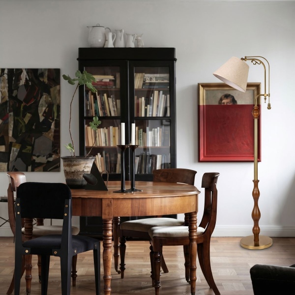 Торшер Loft IT Elaine 10569F Dark wood