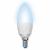 Лампа светодиодная (UL-00000689) E14 6W 4500K матовая LED-C37-6W/NW/E14/FR/DIM PLP01WH