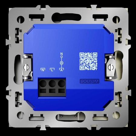 Выключатель встраиваемый S70 карточный 16А, (шелк) Voltum VLS010704