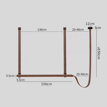Подвесной светильник Imperium Loft Strong L1500 342641-73