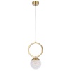 Подвесной светильник Crystal Lux Carolina SP1 V1 BRASS