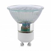 Лампа светодиодная Eglo GU10 5W 3000K прозрачная 11535