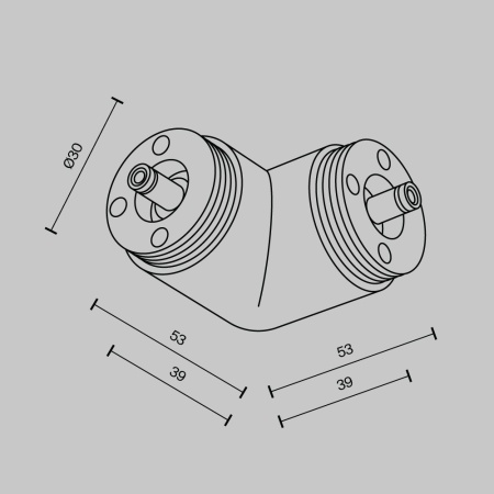Аксессуар Maytoni Technical CA014CL-B