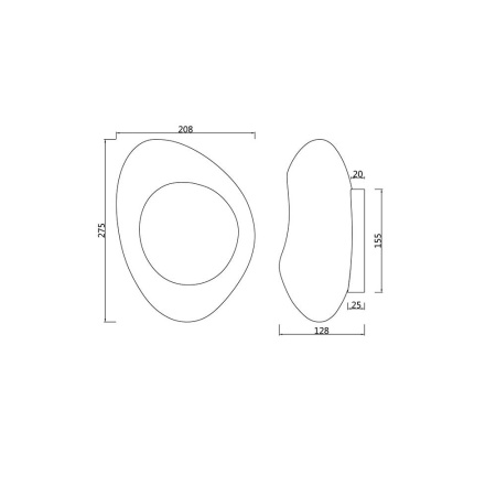 Настенный светильник Maytoni Mabell MOD306WL-01CH