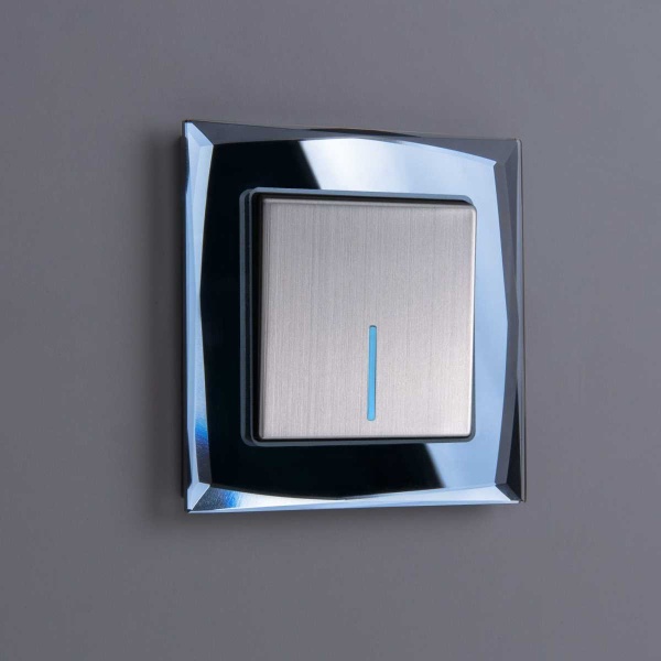 Рамка на 1 пост Werkel Diamant черный W0011208 4690389158797