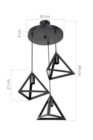 Подвесная люстра Toplight Cherise TL1605H-03BK